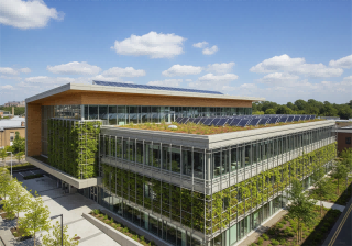 [Image of Sustainable Campus Facilities illustration]